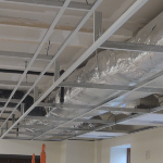 Suspended ceiling drop metal frame